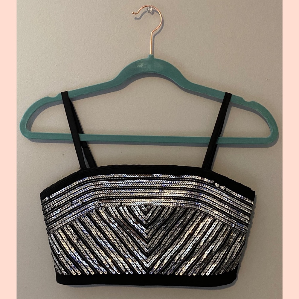Sparkle/Sequin Crop Top ✨💫